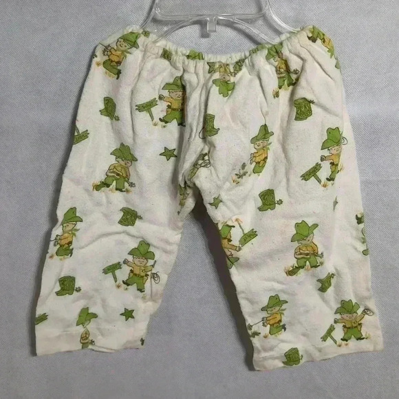 EARLY 1970S Custom sleep pants w cowboy motif - Picture 3 of 3